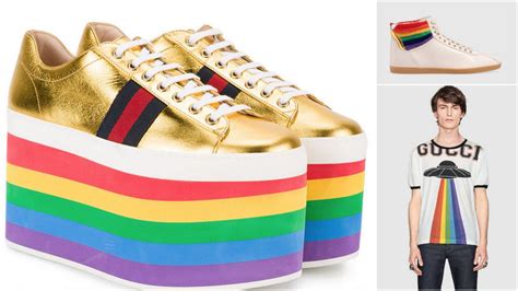 gucci gay pride sneakers|lgbtq shoes for sale.